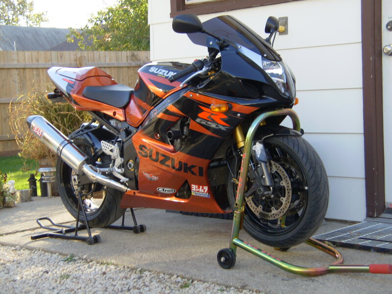 Orange and Black Motorcycle — Calm, Afternoon