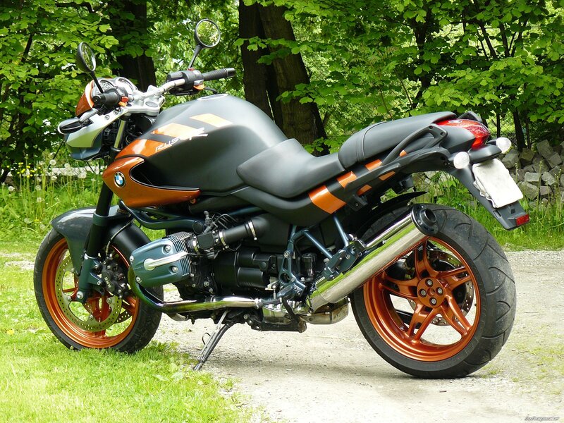 Orange and Black Motorcycle — Calm, Summer