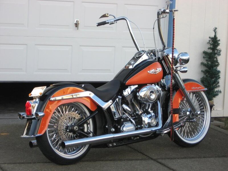 Orange and Black Motorcycle — Calm