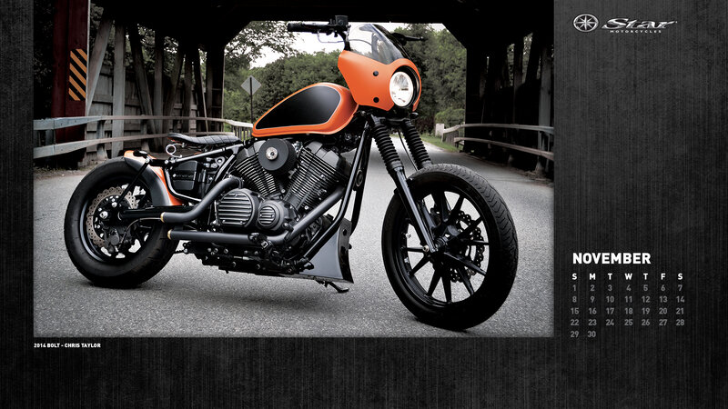 Orange and Black Motorcycle — Dramatic, Afternoon, Photograph