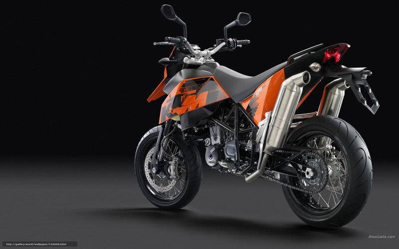 Orange and Black Motorcycle — Dramatic, Photograph, Exhaust Pipes
