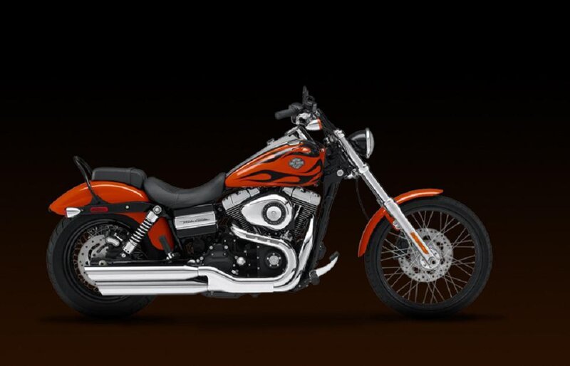 Orange and Black Motorcycle — Dramatic
