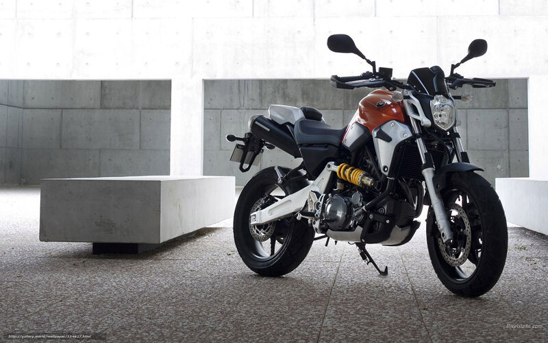 Orange and Black Motorcycle — Gray