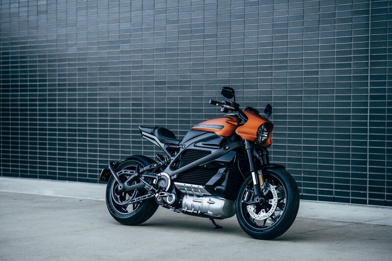 Orange and Black Motorcycle — Modern