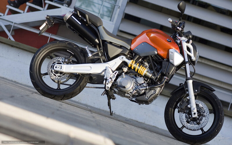 Orange and Black Motorcycle — Neutral, Afternoon
