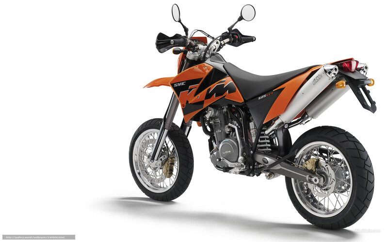 Orange and Black Motorcycle — Neutral, Photograph, Handlebars, Exhaust Pipe