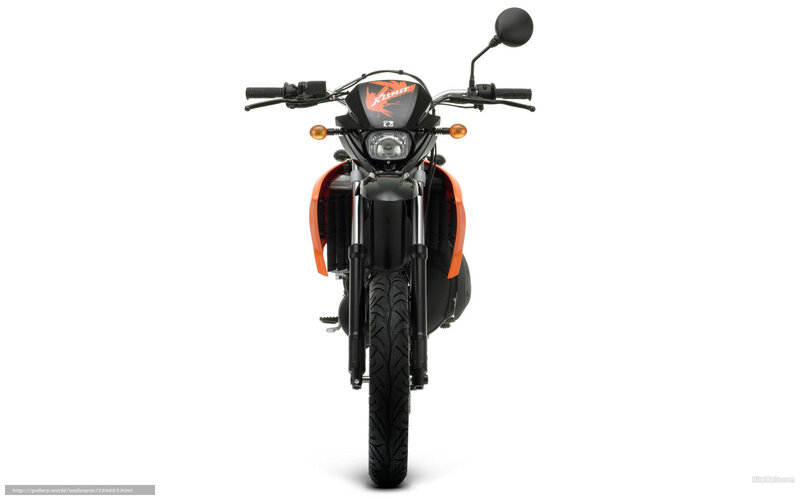 Orange and Black Motorcycle — Neutral, Photograph, Handlebars, Headlight