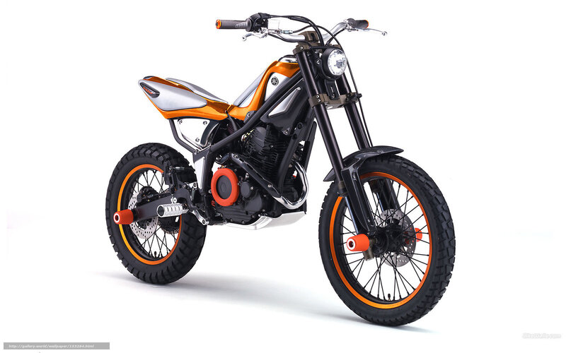 Orange and Black Motorcycle — Neutral, Photograph, Handlebars, Seat