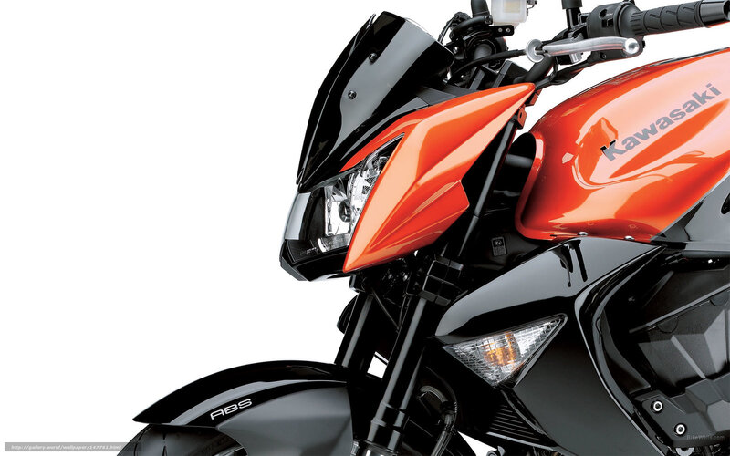 Orange and Black Motorcycle — Neutral, Photograph, Headlight