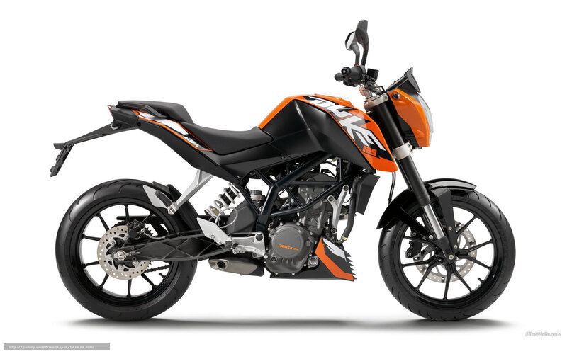 Orange and Black Motorcycle — Neutral, Photograph, Seat, Engine