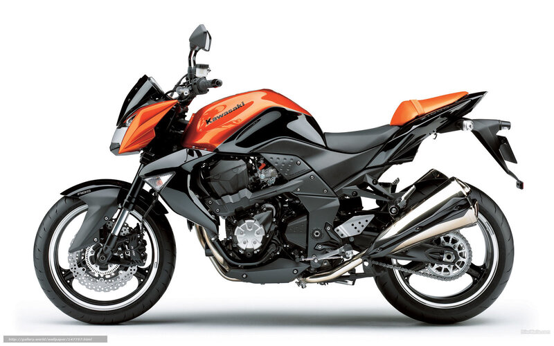 Orange and Black Motorcycle — Neutral, Photograph, Seat, Exhaust, Headlight