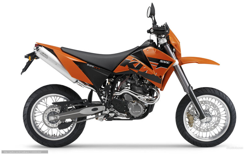Orange and Black Motorcycle — Neutral, Photograph, Seat, Exhaust, Wheel