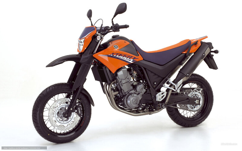 Orange and Black Motorcycle — Neutral, Photograph, Seat, Handlebars, Exhaust