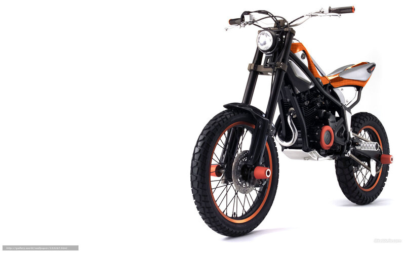 Orange and Black Motorcycle — Neutral, Photograph, Wheel