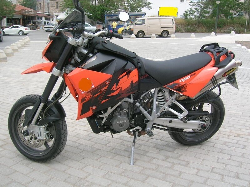 Orange and Black Motorcycle — Neutral