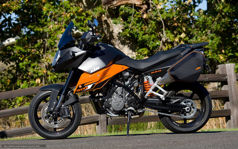 Orange and Black Motorcycle — Outdoor, Afternoon