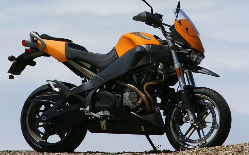 Orange and Black Motorcycle — Outdoor