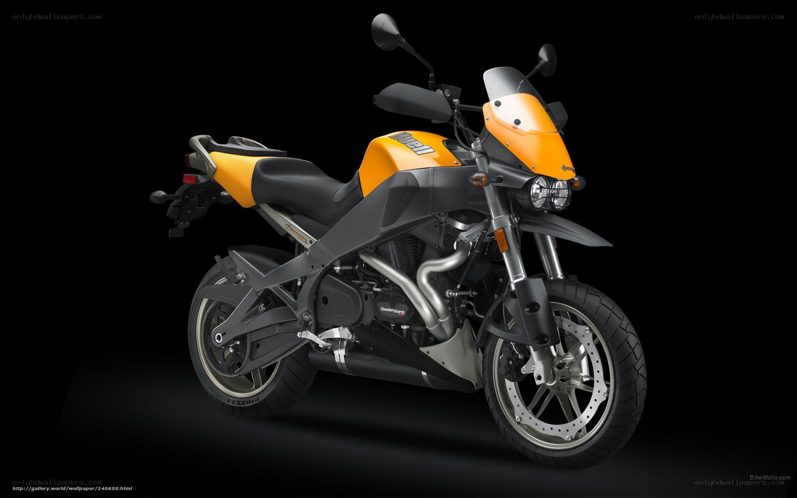 orange and black motorcycle