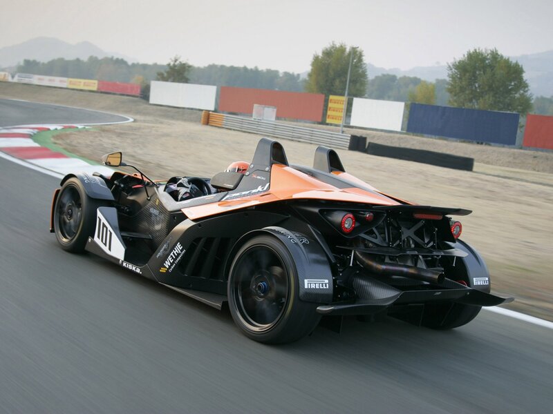 Orange and Black Race Car — Dynamic, Afternoon