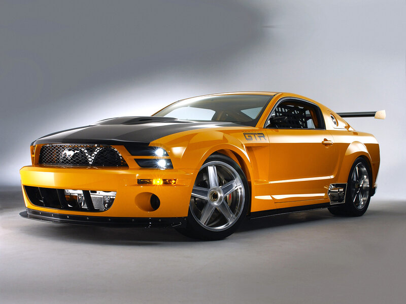 Orange and Black Race Car — Yellow
