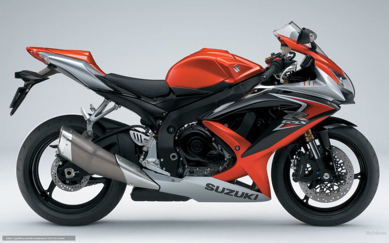 Orange and Black Sportbike