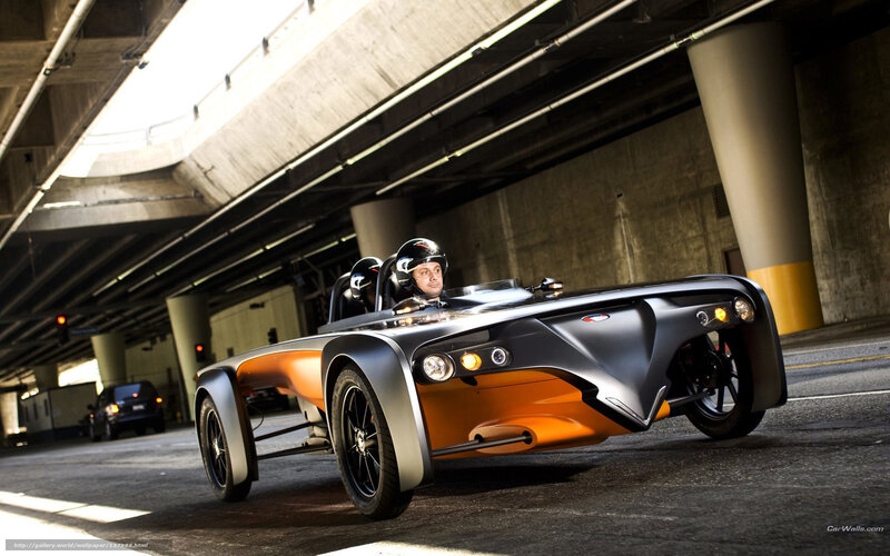 orange and black sports car