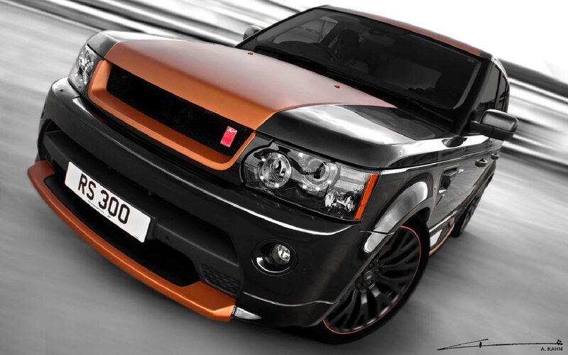 Orange and Black SUV — Dynamic