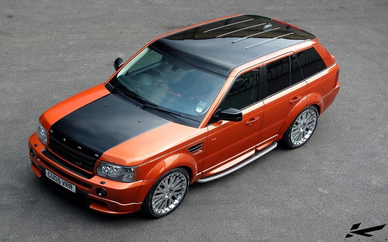 Orange and Black SUV — Neutral, Photograph