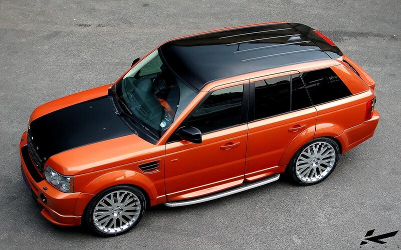 Orange and Black SUV — Neutral