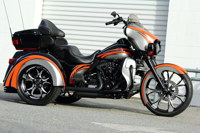 Orange and Black Trike