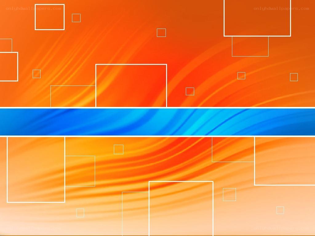 orange and blue abstract design
