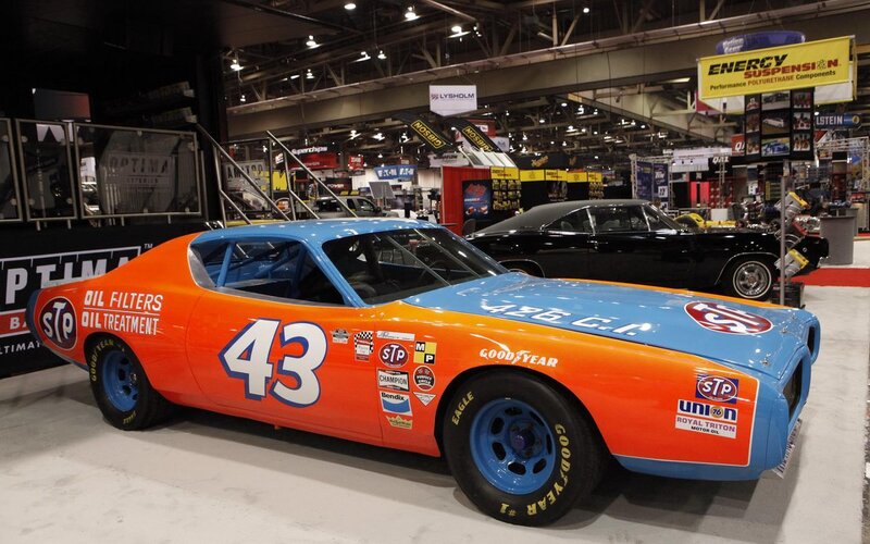 Orange and Blue Race Car — Neutral