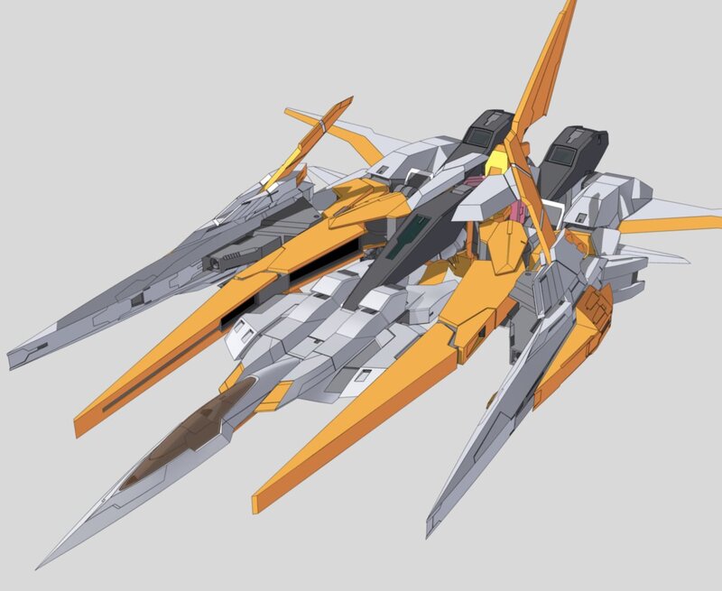 Orange and Gray Mecha