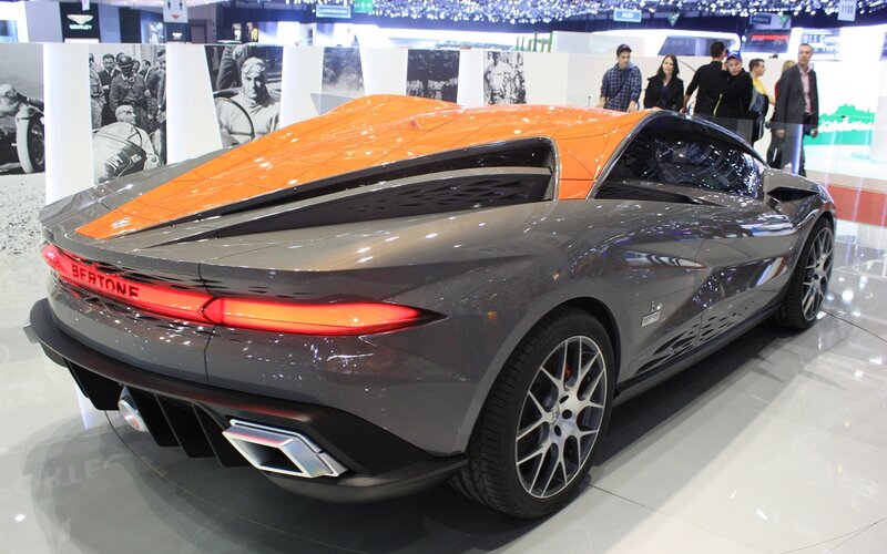 Orange and Gray Sports Car