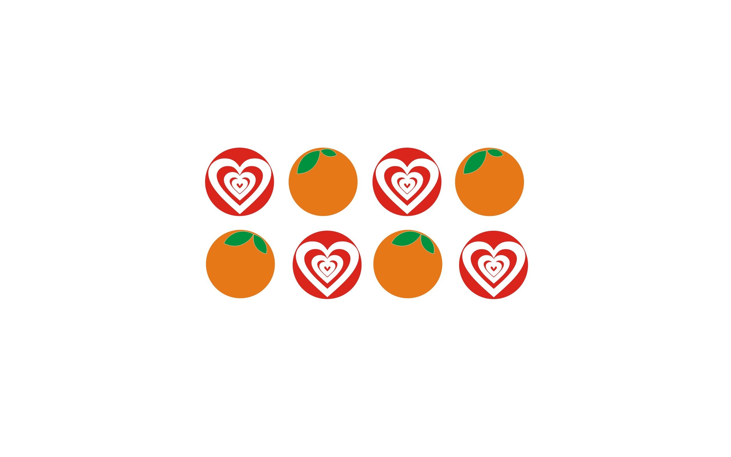 orange and heart icons