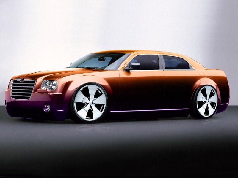 orange and purple concept car