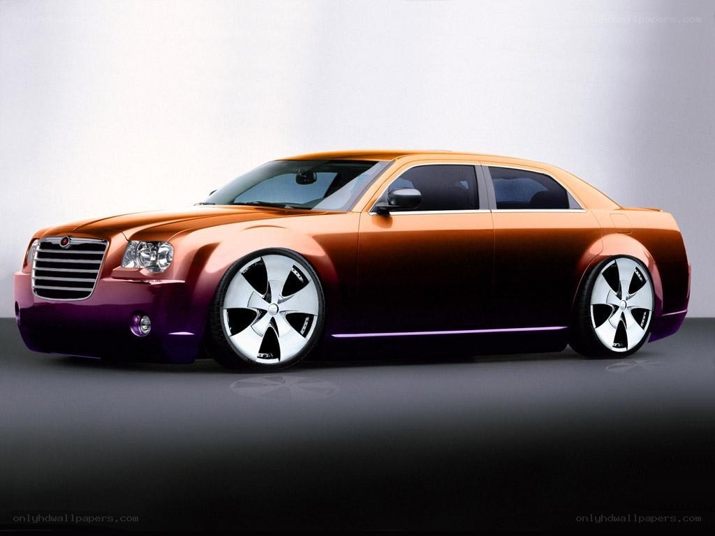 orange and purple concept car
