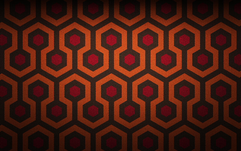 orange and red geometric pattern