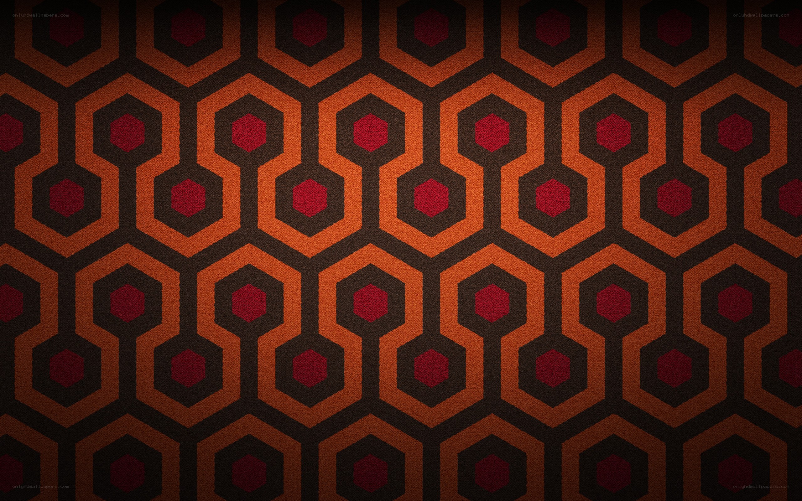 orange and red geometric pattern
