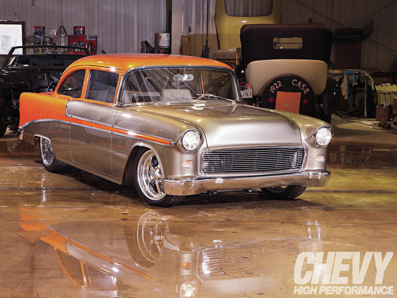 Orange and Silver Car