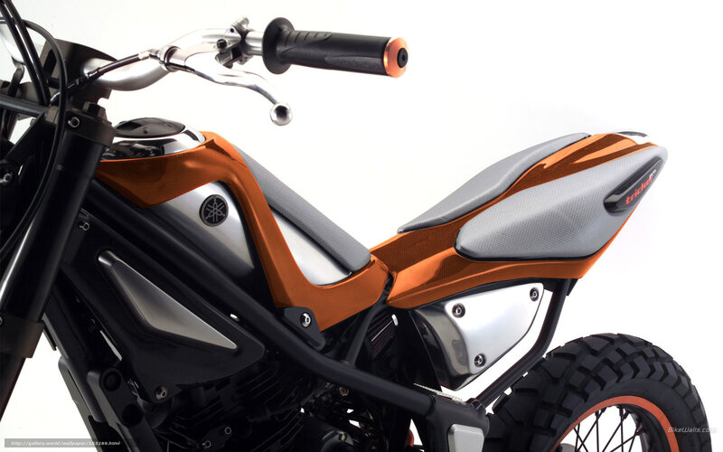 Orange and Silver Motorcycle — Neutral, Photograph, Handlebars