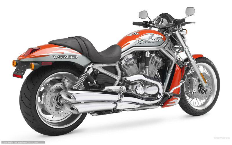 Orange and Silver Motorcycle — Neutral, Photograph, Seat, Exhaust Pipes