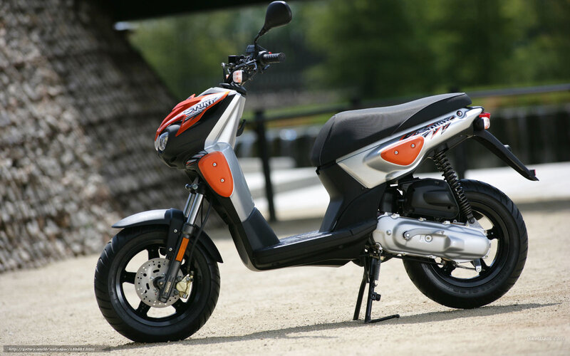 Orange and Silver Scooter — Calm