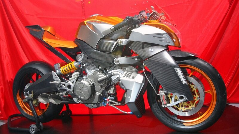 orange and silver sport motorcycle