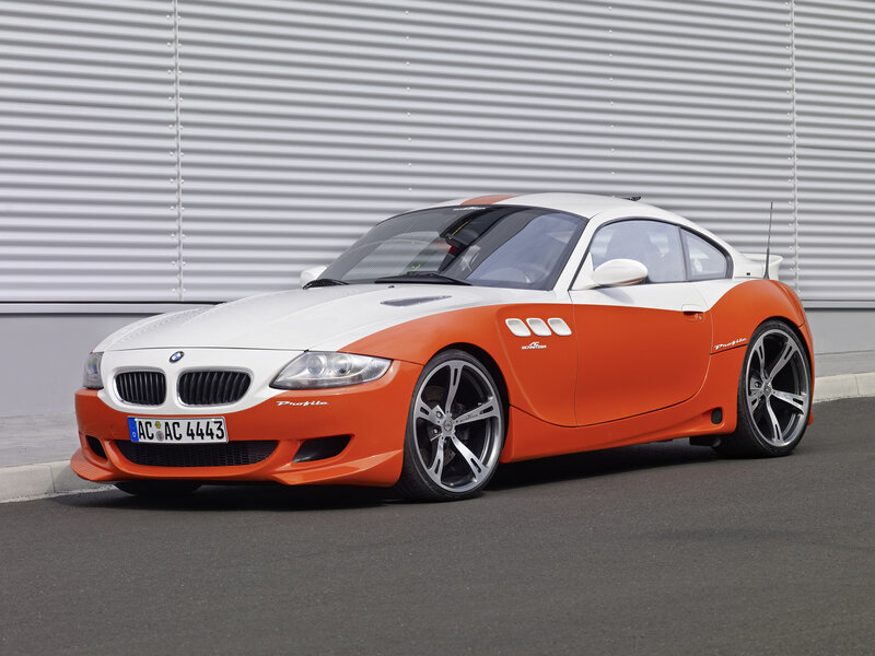 orange and white BMW Z4