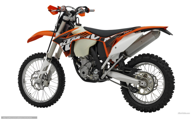 orange and white dirt bike