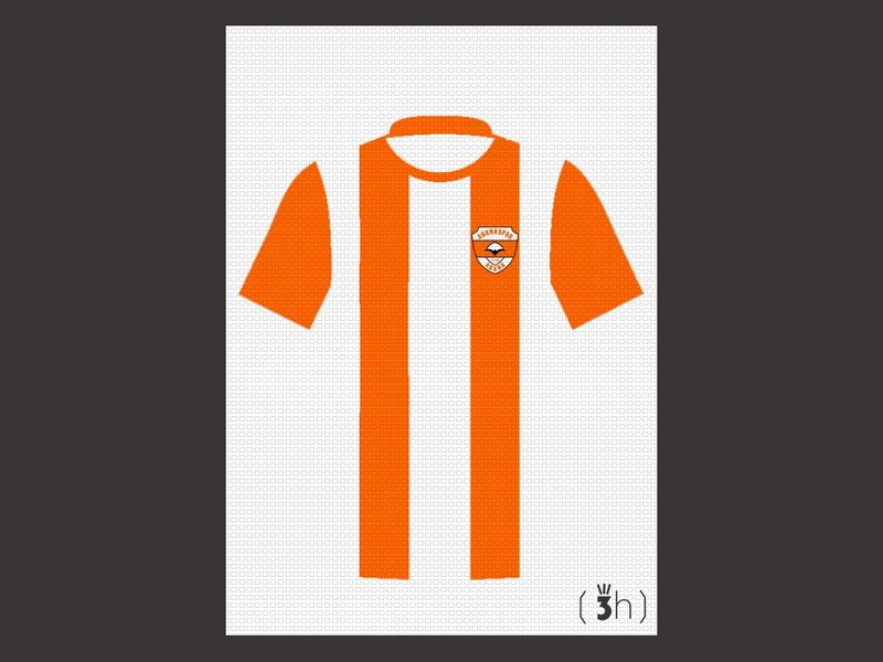 Orange and White Jersey