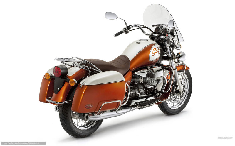 Orange and White Motorcycle — Neutral, Photograph, Saddlebags, Windshield
