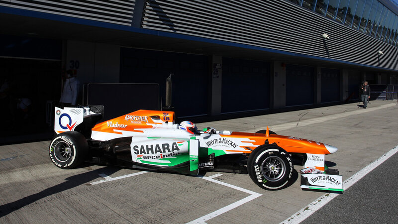 Orange and White Race Car — Calm