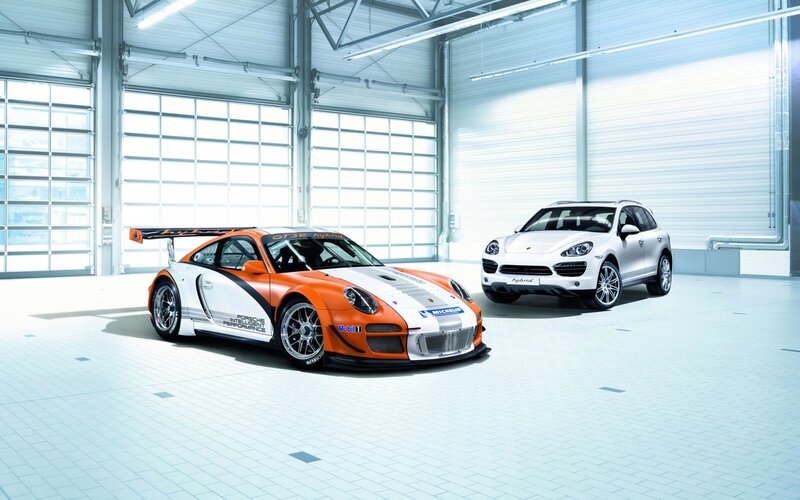 Orange and White Race Car — Clean, Modern